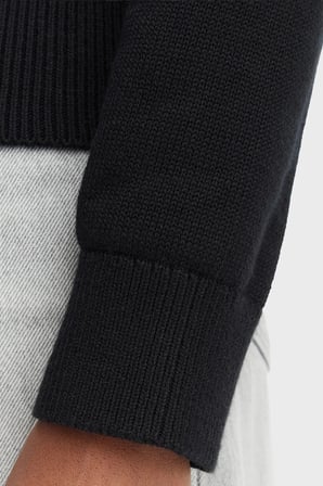 Calvin Klein % 100 Pamuk Logo Monogramlı Sweat LV047G322GUB1 Bayan SWEAT LV047G322G UB1 SİYAH