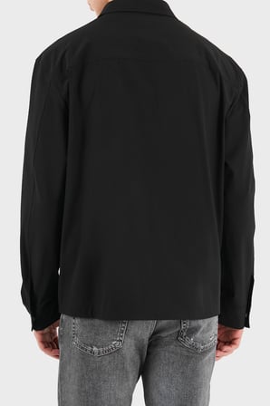 Calvin Klein Logolu Klasik Yaka Fermuarlı Mont LV04RG403GUB1 Erkek MONT LV04RG403G UB1 SİYAH