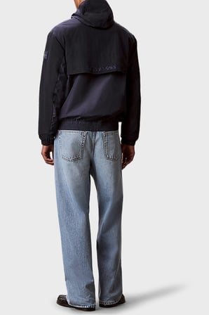 Calvin Klein Logolu Relaxed Fit Kapüşonlu Mont LV04RG503GCEF Erkek MONT LV04RG503G CEF LACİVERT