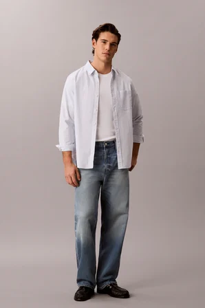 LS YD STRIPE OXFORD CLASSIC SHIR