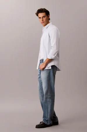 LS YD STRIPE OXFORD CLASSIC SHIR