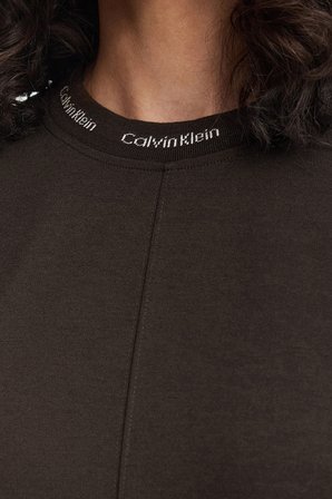 Calvin Klein Oversize Belden Büzgülü Mini Elbise LV047G251GTO2 Kadın ELBİSE LV047G251G TO2 KAHVE