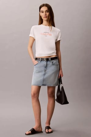 Calvin Klein Kadın Tişört-LV047G807G