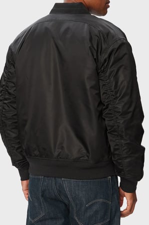 Calvin Klein Logolu Relaxed Fit Kolej Yaka Su İtici Mont LV04RG505GUB1 Erkek MONT LV04RG505G UB1 SİYAH