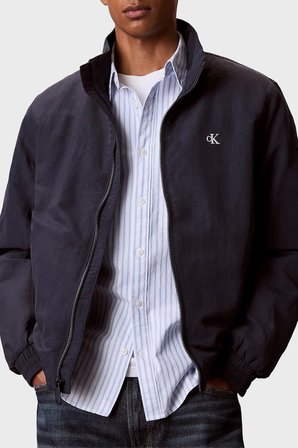 Calvin Klein Su Geçirmez Logolu Regular Fit Mont LV04RG500GCEF Erkek MONT LV04RG500G CEF LACİVERT