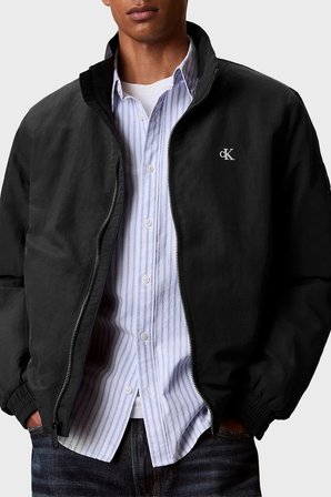 Calvin Klein Su Geçirmez Logolu Regular Fit Mont LV04RG500GUB1 Erkek MONT LV04RG500G UB1 SİYAH