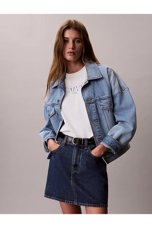 Kadın SS Classic Resort Foil Logo Detaylı T-shirt