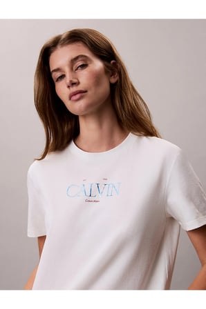 Kadın SS Classic Resort Foil Logo Detaylı T-shirt