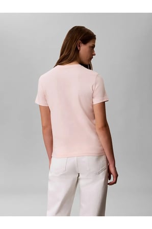 SS MONOGRAM CREW TEE, VG3 Kadın Pembe T-Shirt & Polo