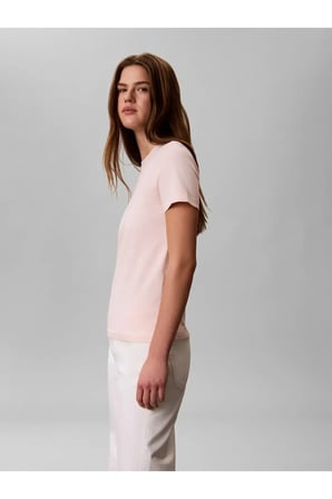 SS MONOGRAM CREW TEE, VG3 Kadın Pembe T-Shirt & Polo
