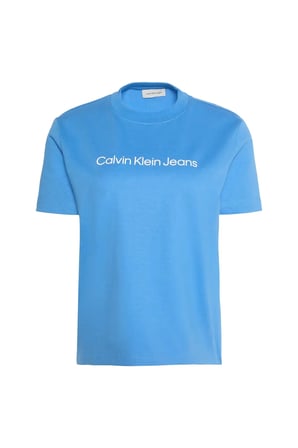 A- INST LOGO CLASSIC, CG1 Kadın Mavi T-Shirt & Polo