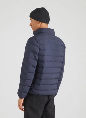 Calvin Klein Lacivert Erkek Mont LV04LG503GCEF_LS CLASSIC LTWT NYLO