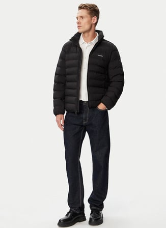 Calvin Klein Siyah Erkek Mont LV04LG503GUB1_LS CLASSIC LTWT NYLO