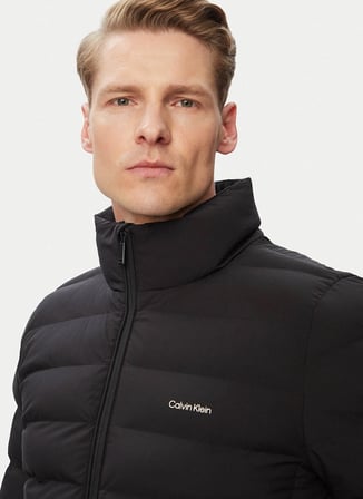 Calvin Klein Siyah Erkek Mont LV04LG503GUB1_LS CLASSIC LTWT NYLO