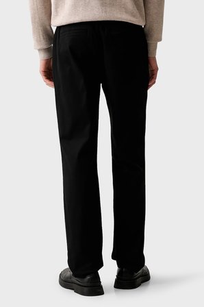 Calvin Klein Pamuk Karışımlı Straight Fit Pantolon LV04LF600GUB1 Erkek PANTOLON LV04LF600G UB1 SİYAH