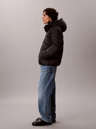 CALVIN KLEIN Erkek Marka Logolu Günlük Kullanıma Uygun SİYAH Mont LV04RG515G UB1