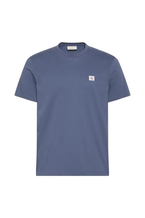 SS BADGE 30S JERSEY, XL7 Mavi Erkek T-Shirt