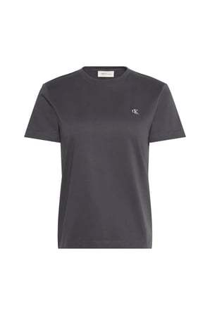 SS MONOGRAM CREW TEE, 4XN Kadın Gri T-Shirt & Polo