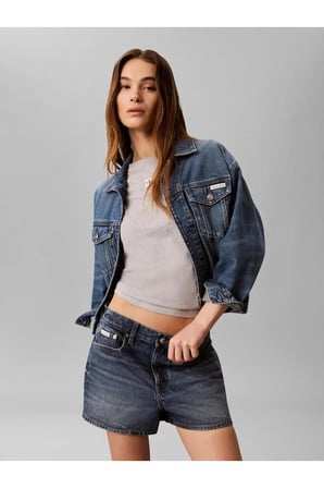 SS WOVEN LABEL CLASS, P79 Gri Kadın T-Shirt