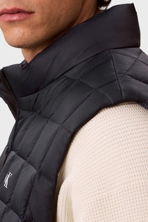 Calvin Klein Su İtici Kapitoneli Dik Yaka Hafif Şişme Yelek LV04RG507GCEF Erkek YELEK LV04RG507G CEF LACİVERT