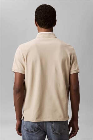Ss Casual Pique Collar Block Pol Erkek Polo Yaka T-Shirt Gri