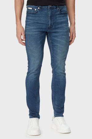 Calvin Klein Pamuklu Slim Fit Normal Bel Jeans LV04RG794GXHM Erkek KOT PANTOLON LV04RG794G XHM MAVİ