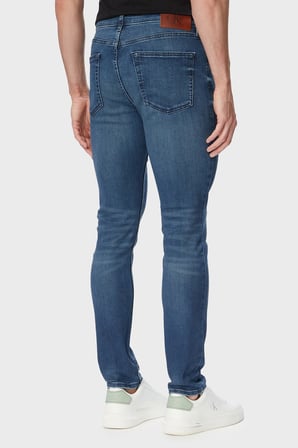 Calvin Klein Pamuklu Slim Fit Normal Bel Jeans LV04RG794GXHM Erkek KOT PANTOLON LV04RG794G XHM MAVİ