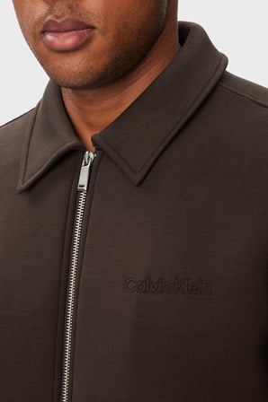 Calvin Klein Logolu Regular Fit Fermuarlı Sweat LV04RG227GTO2 Erkek SWEAT LV04RG227G TO2 KAHVE