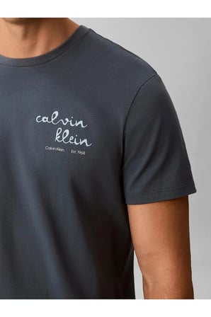 SS 30S EU CK TRVL LI, CEG Mavi Erkek T-Shirt