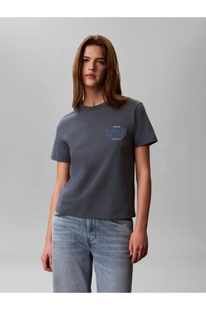 SS CLASSIC LEFT CHES, CEG Gri Kadın T-Shirt