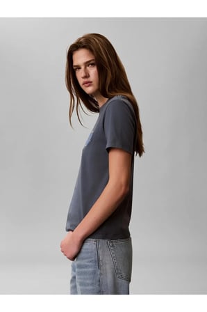 SS CLASSIC LEFT CHES, CEG Gri Kadın T-Shirt