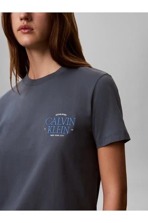 SS CLASSIC LEFT CHES, CEG Gri Kadın T-Shirt