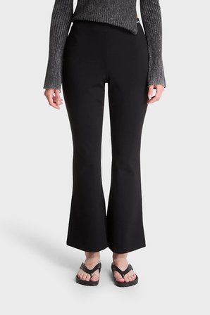 Calvin Klein Logolu Flare Fit Yüksek Bel Pantolon LV047G632GUB1 Bayan PANTOLON LV047G632G UB1 SİYAH