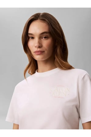 SS CLASSIC LEFT CHES, YAF Beyaz Kadın T-Shirt