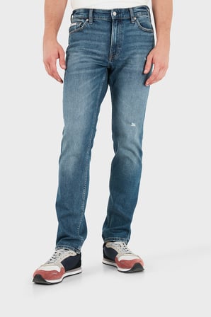 Calvin Klein Pamuklu Normal Bel Düz Paça Jeans LV04RG776GVXZ Erkek KOT PANTOLON LV04RG776G VXZ MAVİ