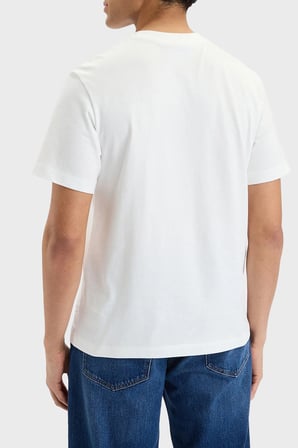Calvin Klein Logolu Pamuklu Regular Fit Bisiklet Yaka T Shirt LV04RB824GYAF Erkek T SHİRT LV04RB824G YAF BEYAZ