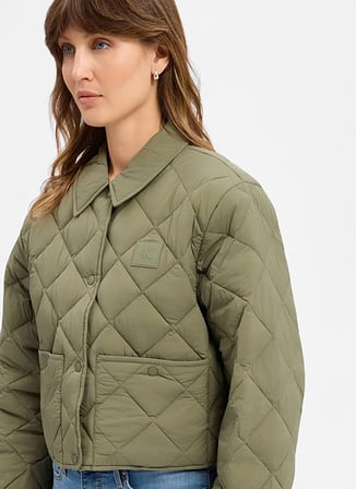 Calvin Klein Jeans Bej Kadın Mont LV047G509GLDY