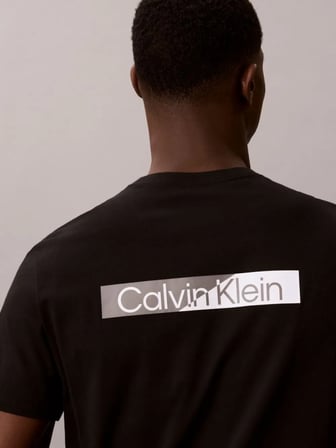 CALVIN KLEIN Erkek Marka Logolu Günlük Kullanıma Uygun SİYAH T-Shirt LV04LG810G UB1