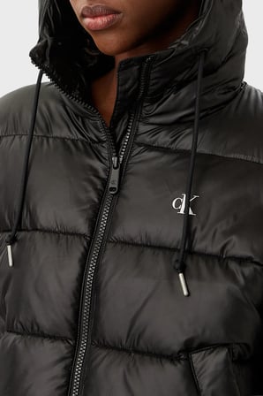 Calvin Klein Kapitoneli Regular Fit Kapüşon Yaka Mont LV047G507GUB1 Bayan MONT LV047G507G UB1 SİYAH