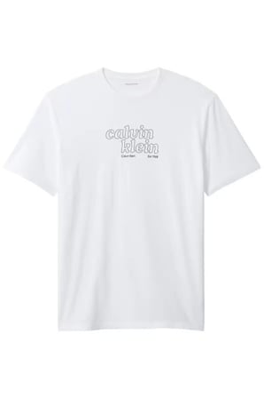 BEYAZ LOGOLU ERKEK T-SHIRT