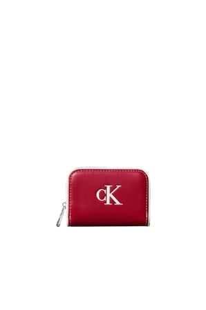 Kadın CK Medium Fermuar Detaylı Kontrast Cüzdan