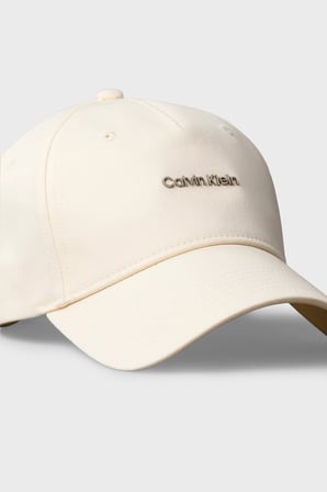 Calvin Klein % 100 Pamuk Logolu Şapka LV04F5072GYAE Bayan ŞAPKA LV04F5072G YAE KREM