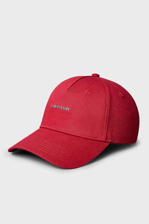 Calvin Klein % 100 Pamuk Logolu Şapka LV04F5072GXLL Bayan ŞAPKA LV04F5072G XLL BORDO