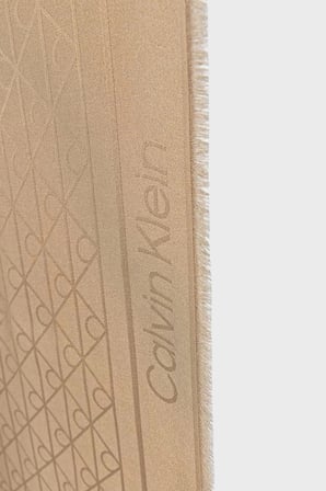Calvin Klein Modal Logolu 70 x 70 cm Şal LV04F9027GPBE Bayan ŞAL LV04F9027G PBE BEJ