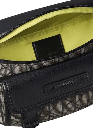 Calvin Klein Çok Renkli Erkek Bel Çantası MIXED EMBLEM AOP WAISTBAG