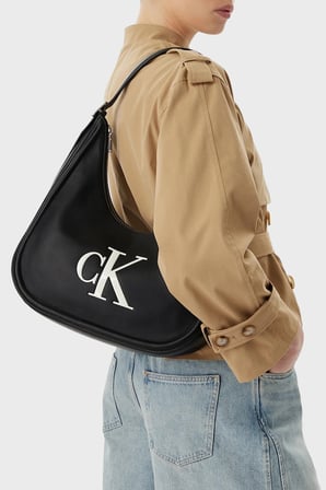 Calvin Klein Logolu Ayarlanabilir Askılı Çanta LV04F3427G3L2 Bayan ÇANTA LV04F3427G 3L2 SİYAH