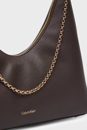 Calvin Klein Zincir Detaylı Ayarlanabilir Askılı Çanta LV04F3495GBAL Bayan ÇANTA LV04F3495G BAL KAHVE