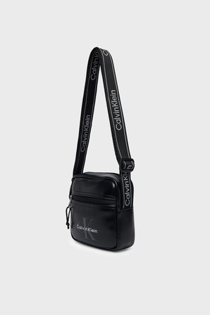 Calvin Klein Logolu Ayarlanabilir Askılı Çanta LV04D3445GUB1 Erkek ÇANTA LV04D3445G UB1 SİYAH