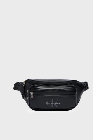 Calvin Klein Logolu Ayarlanabilir Askılı Bel Çantası LV04D3419GUB1 Erkek BEL ÇANTASI LV04D3419G UB1 SİYAH