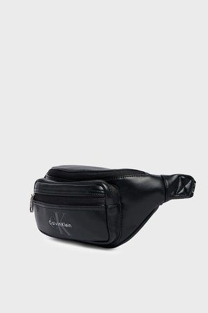 Calvin Klein Logolu Ayarlanabilir Askılı Bel Çantası LV04D3419GUB1 Erkek BEL ÇANTASI LV04D3419G UB1 SİYAH